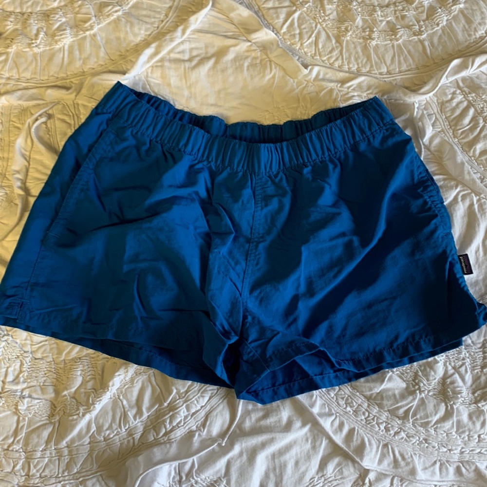 Patagonia barely baggies L EUC peacock blue